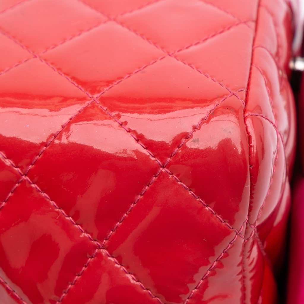 Chanel Mini Square Classic Patent Single Flap - Image 11