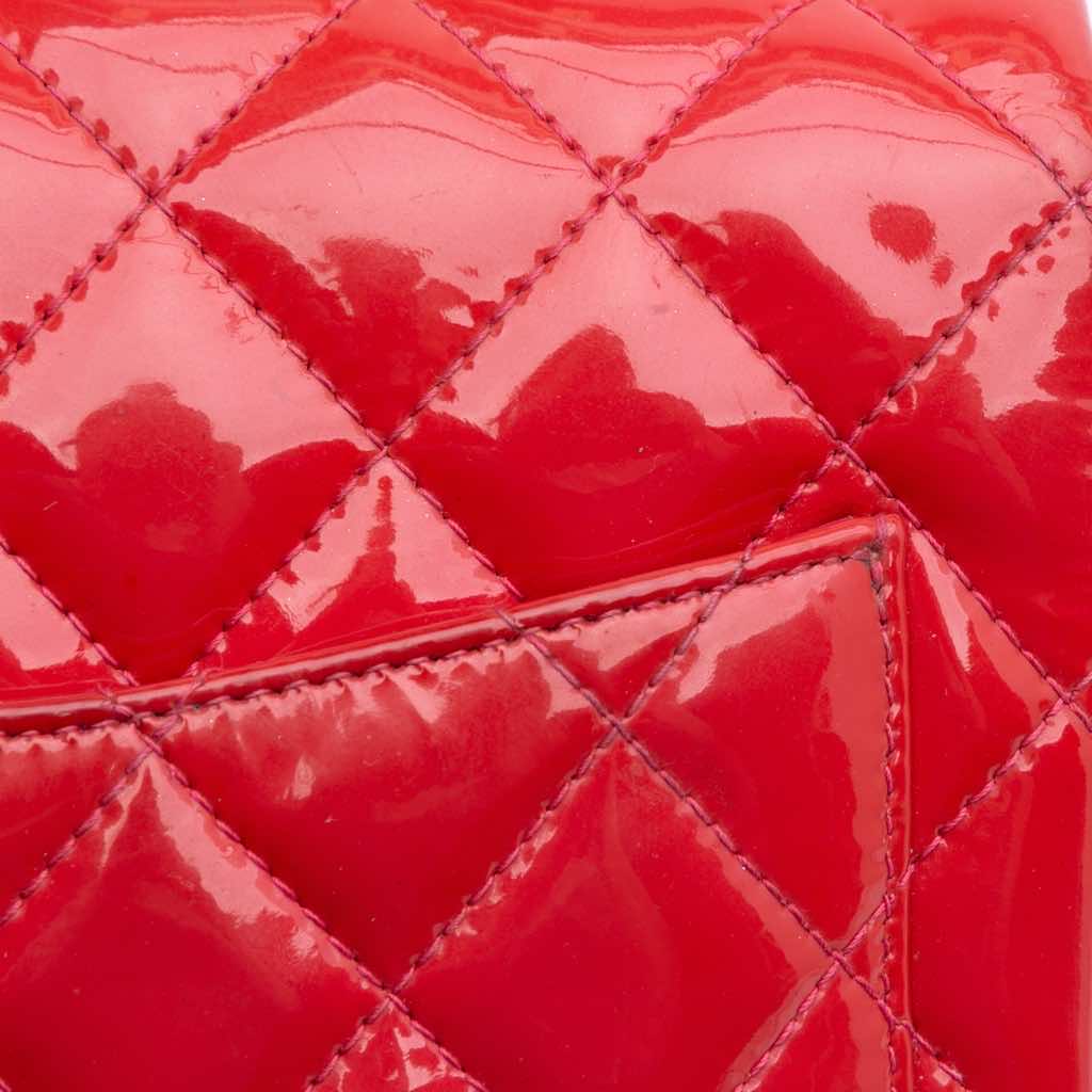 Chanel Mini Square Classic Patent Single Flap - Image 12