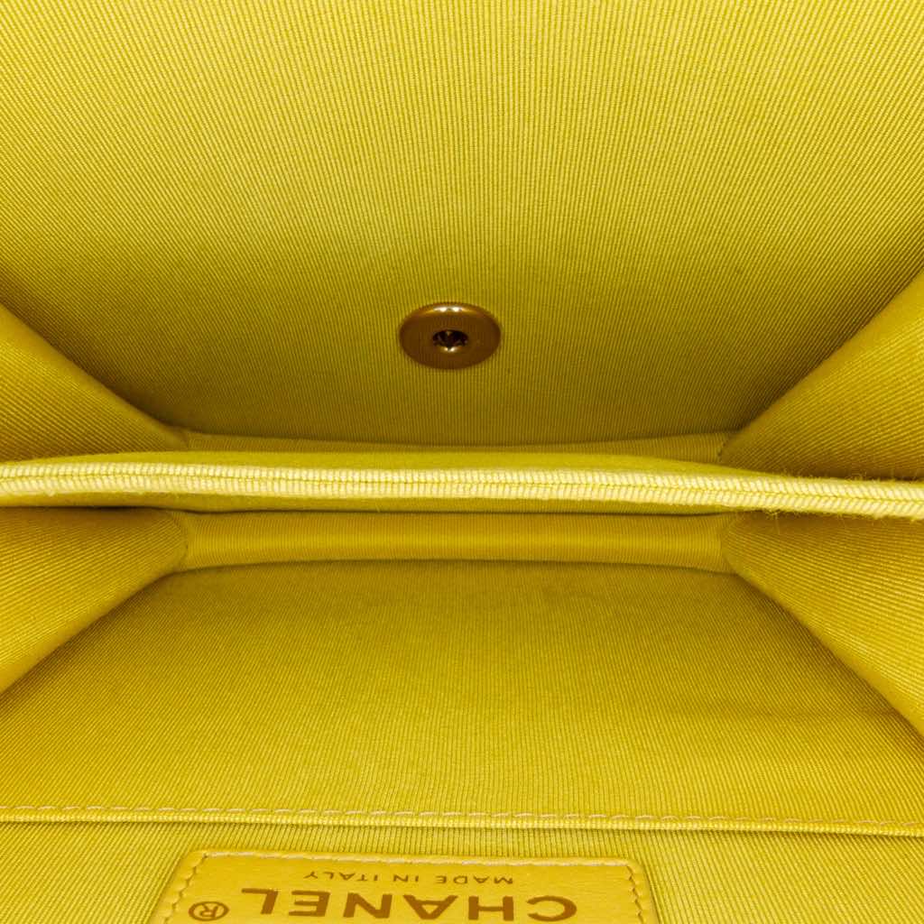 Chanel Quilted Lambskin North South Boy Flap - 4