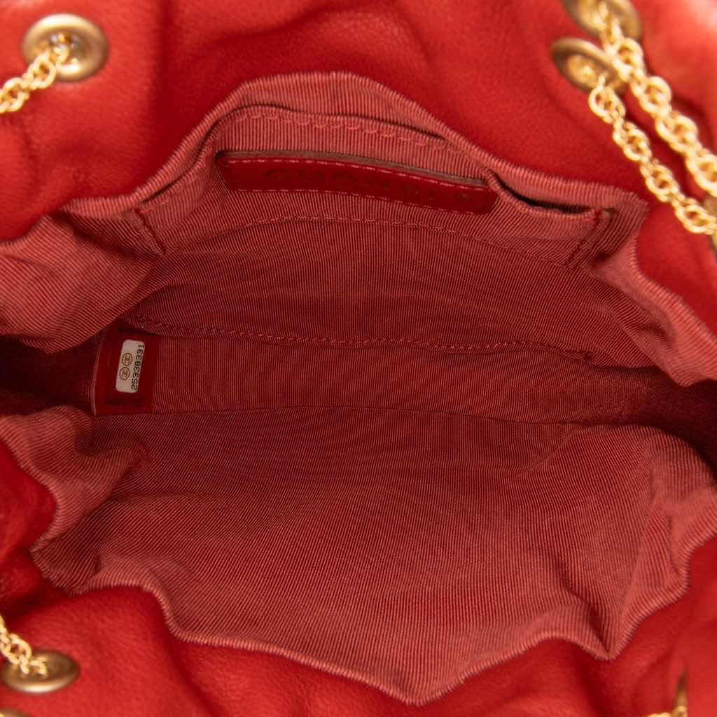 Chanel CC Quilted Calfskin Drawstring Bucket Bag - 4