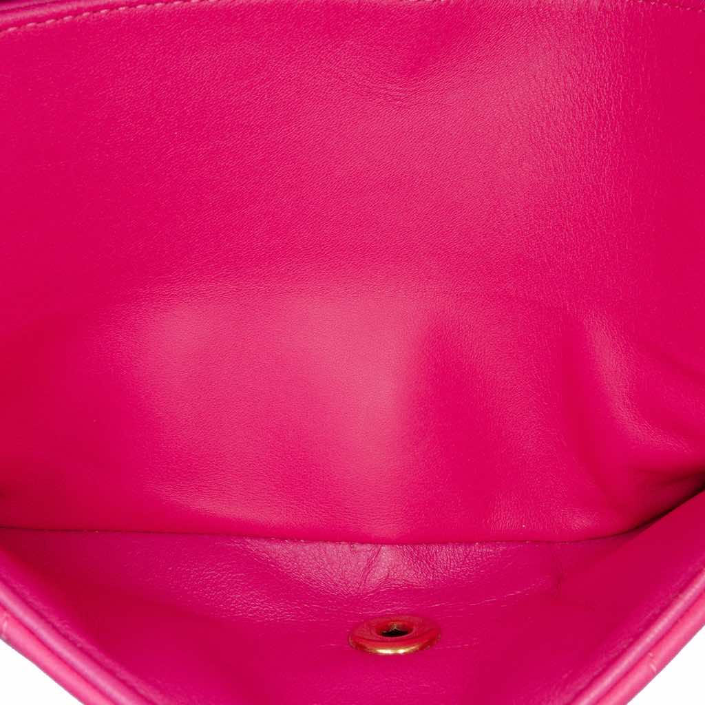 Chanel Medium Classic Chevron Lambskin Double Flap - Side view