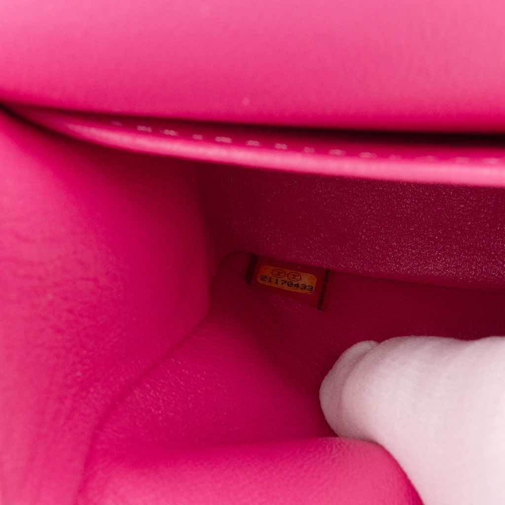 Chanel Medium Classic Chevron Lambskin Double Flap - Image 11