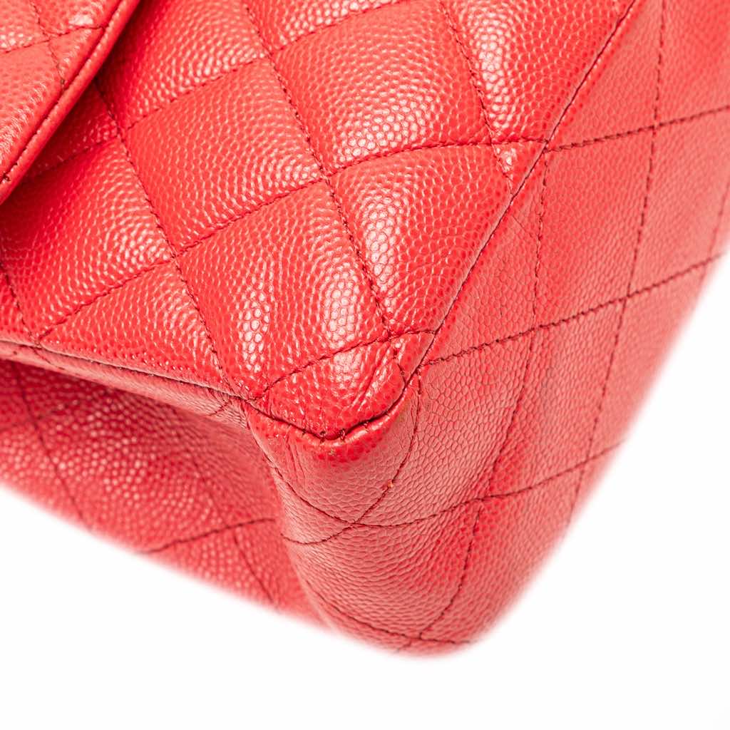 Chanel Medium Classic Caviar Double Flap - Image 13