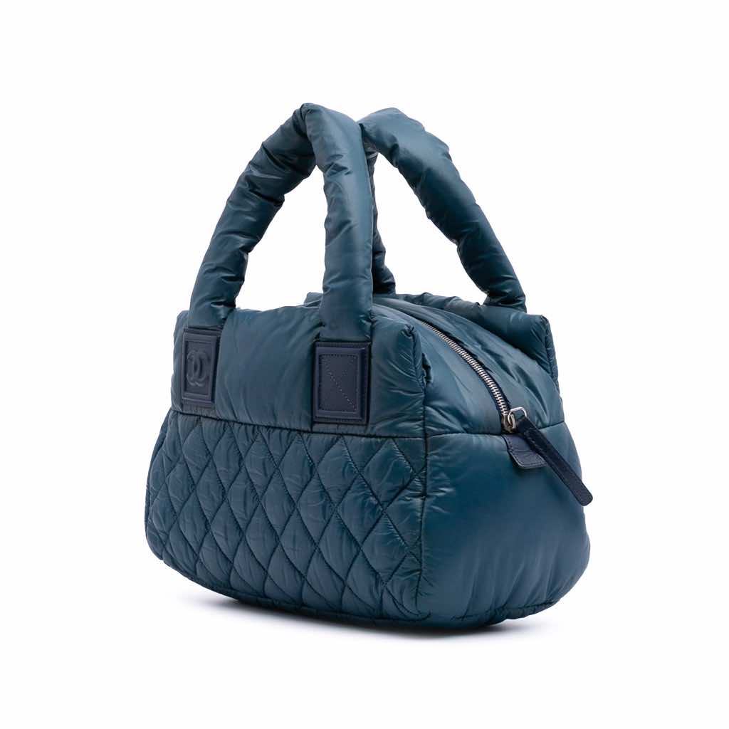 Chanel Small Quilted Nylon Coco Cocoon Tote - Back view
