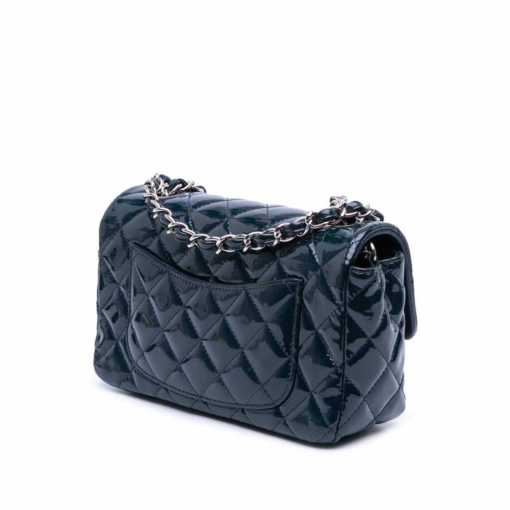 Chanel Mini Rectangular Classic Patent Single Flap - 2