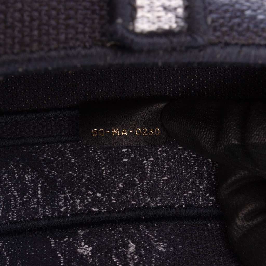 Dior Canvas Embroidered Tie Dye Saddle Bag - Side view