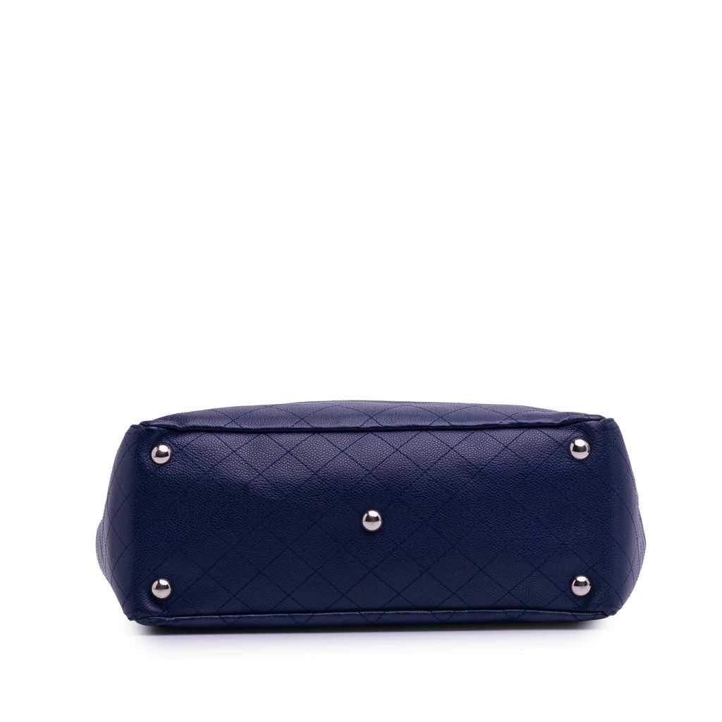 Chanel Medium Quilted Caviar CC Pocket Tote - 3