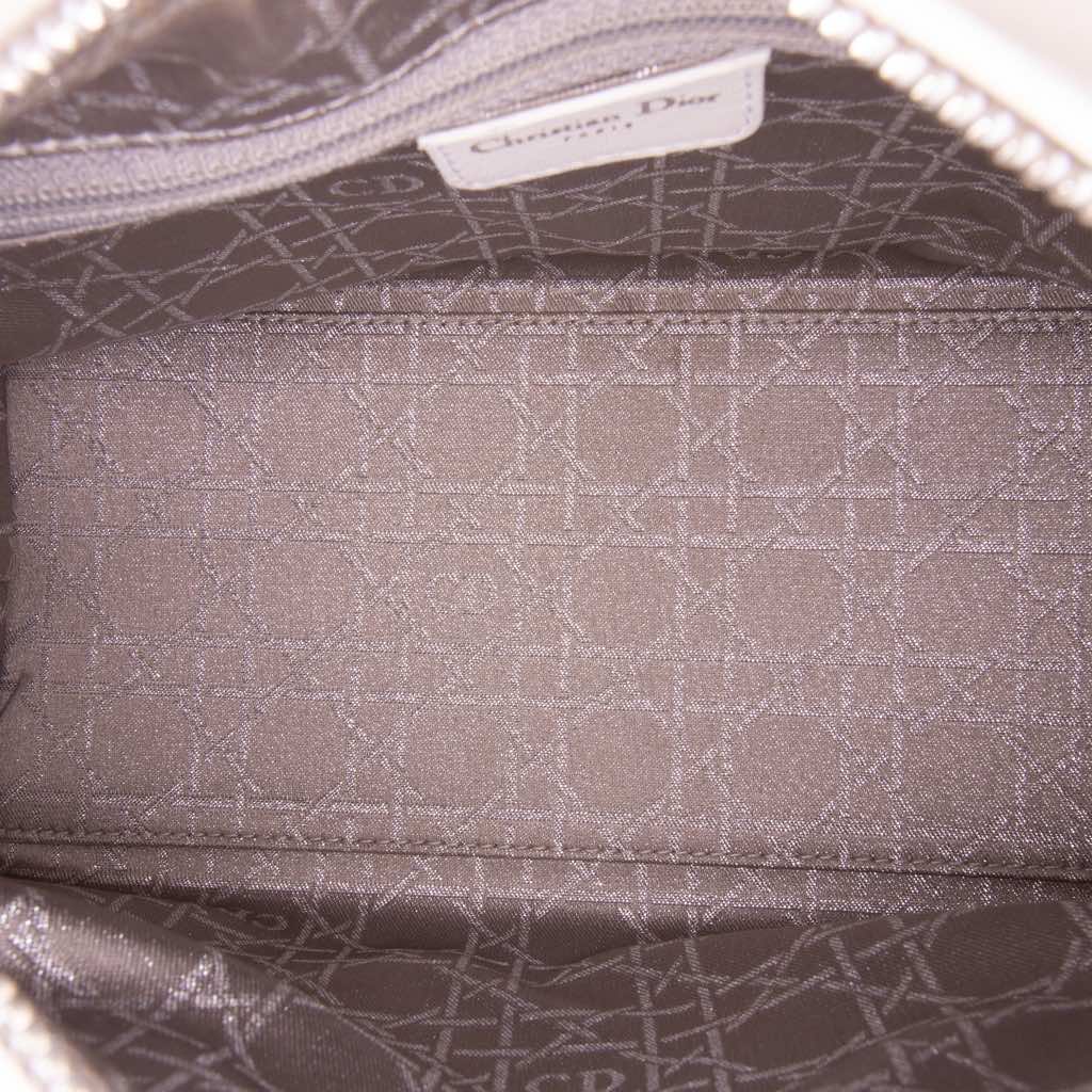 Dior Medium Lambskin Cannage Studded Lady Dior - 4