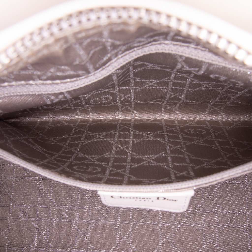 Dior Medium Lambskin Cannage Studded Lady Dior - 5