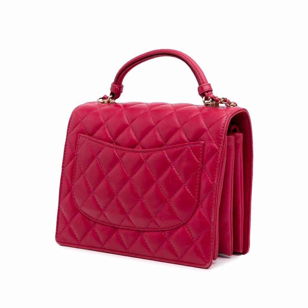 Chanel Small Quilted Lambskin Citizen Chic Flap - Back view