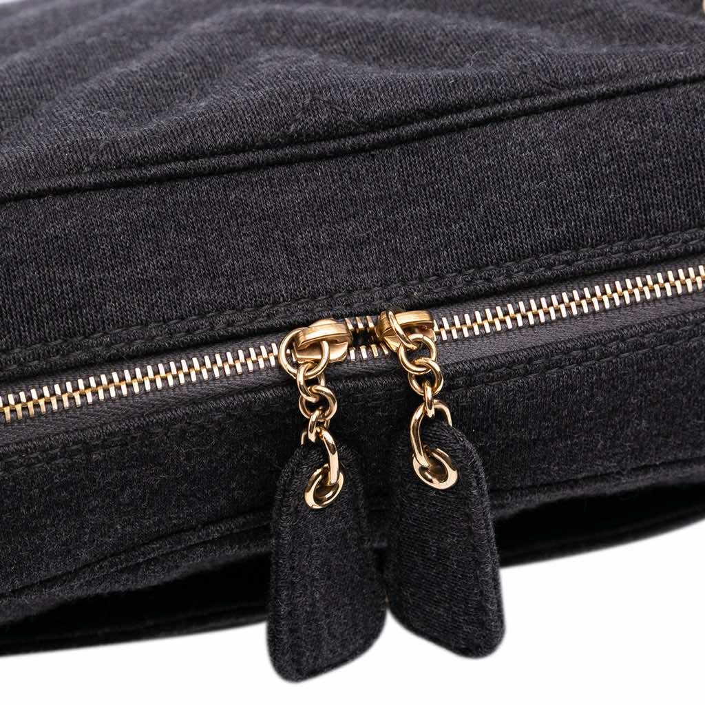 Chanel CC Chevron Jersey Camera Bag - Detail 2