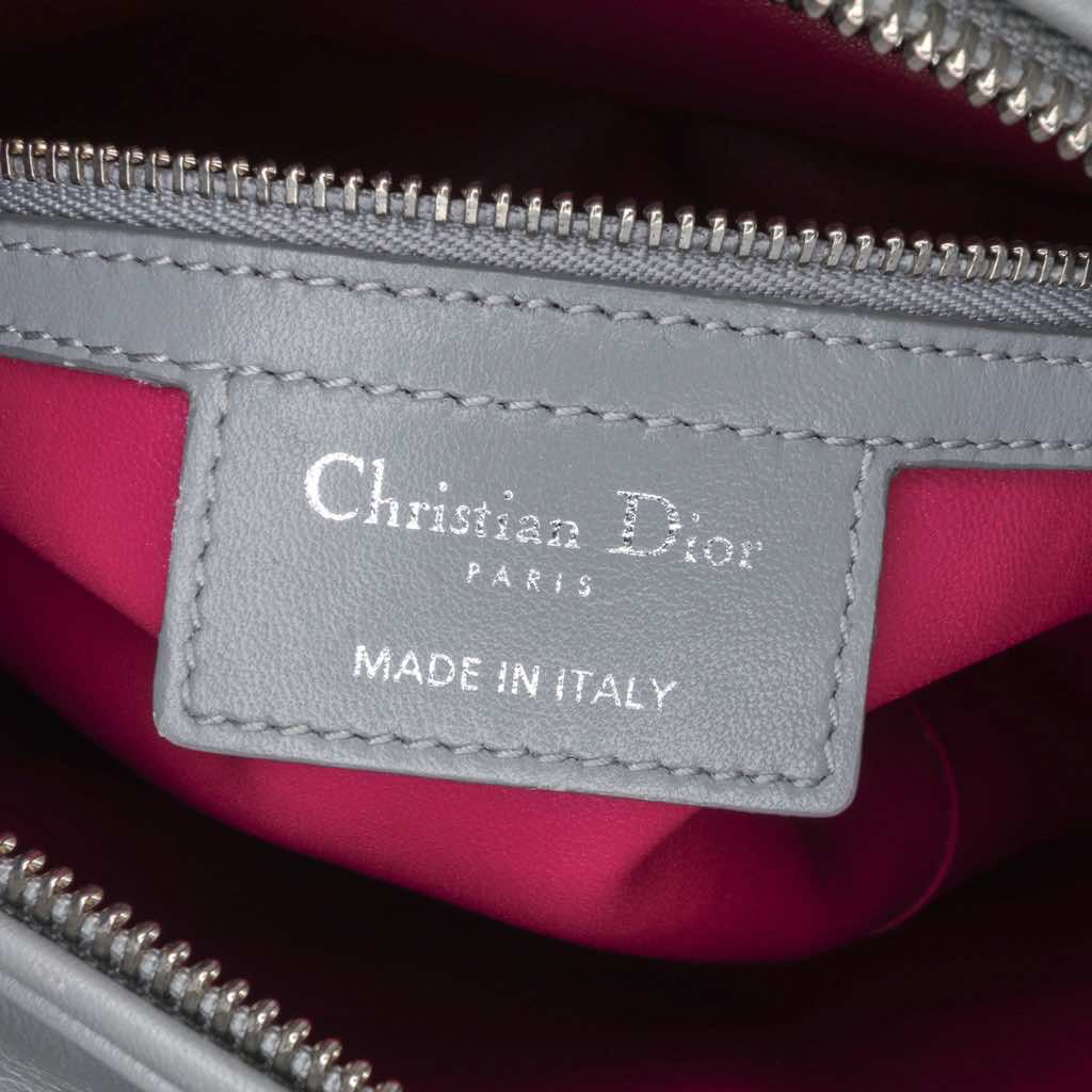 Dior Medium Bicolor Lambskin Cannage Lady Dior - 5