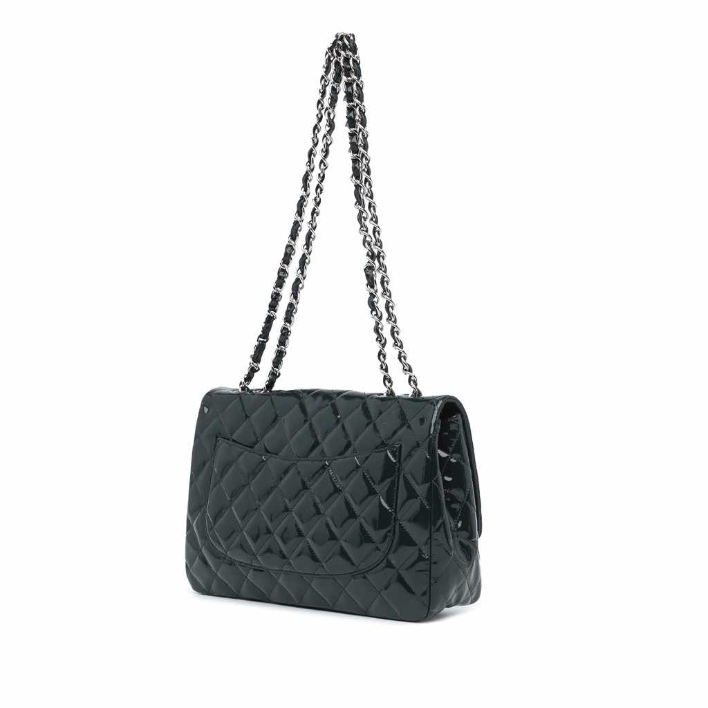 Chanel Jumbo Classic Patent Double Flap - 2