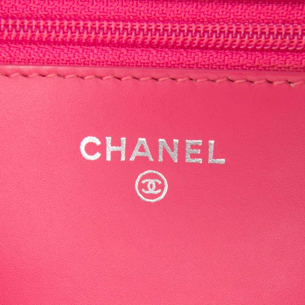 Chanel Bicolor Classic Patent Wallet On Chain - 5