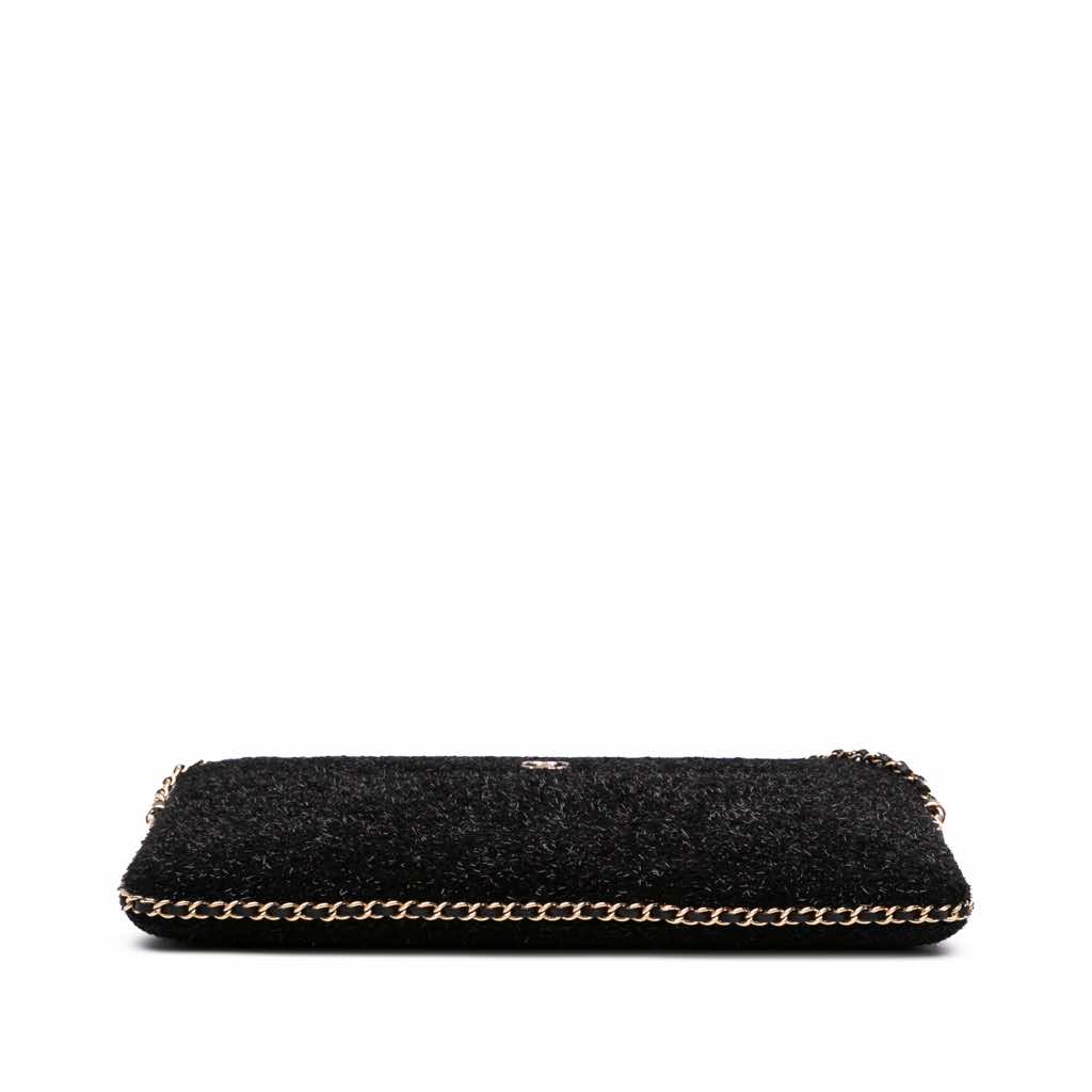 Chanel Tweed Chain Around Tablet Holder - Image 6