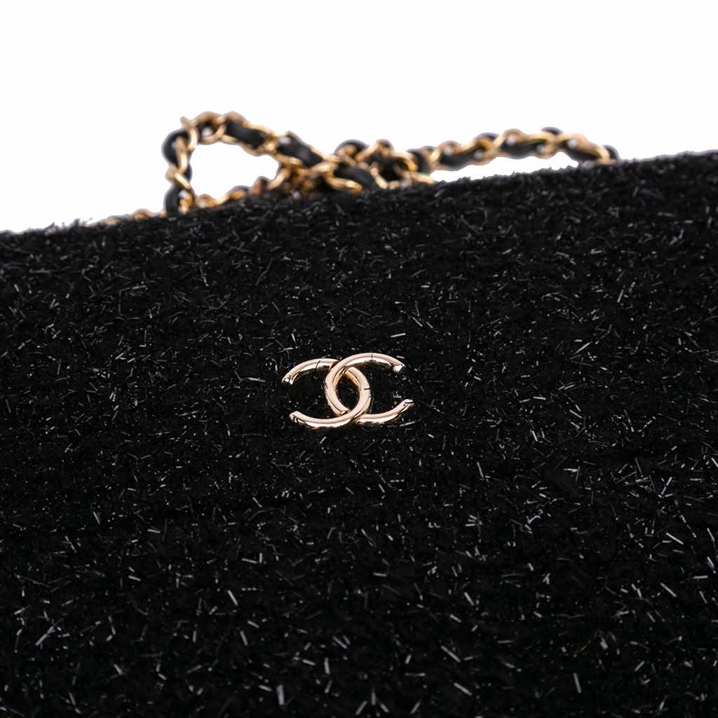Chanel Tweed Chain Around Tablet Holder - Detail 1