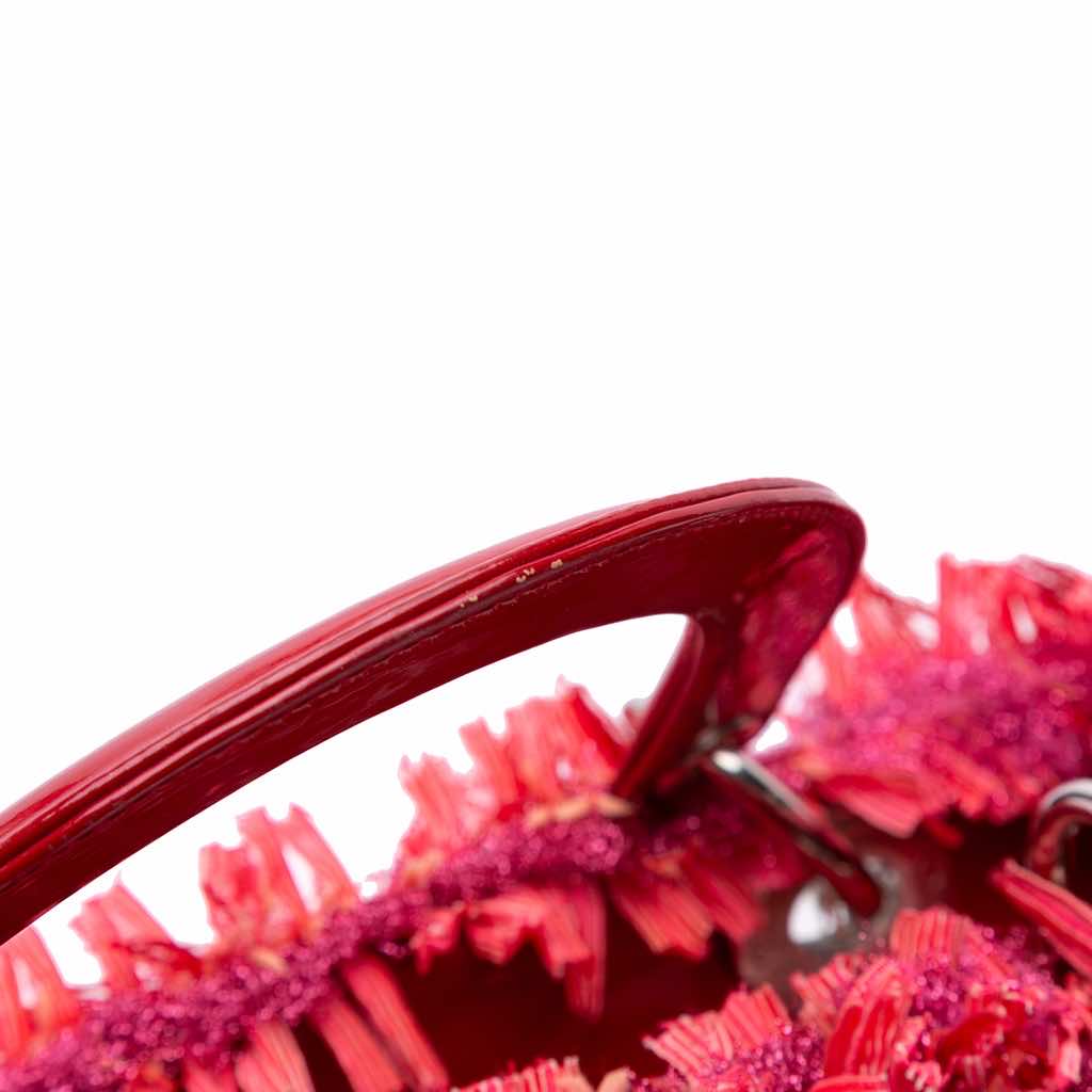 Dior Medium Tweed Fringe Rhinestone Lady Dior - Image 13