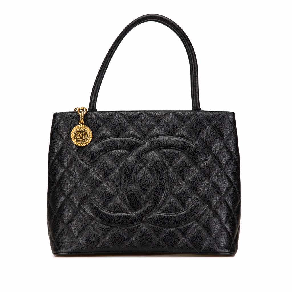 Chanel Caviar Medallion Tote