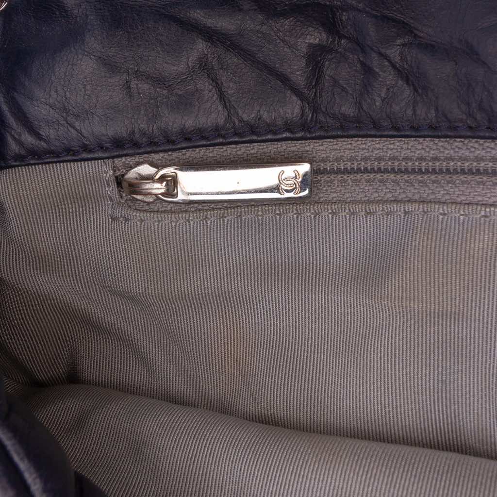 Chanel Medium Quilted Crinkled Calfskin Ultra Stitch Flap - 5