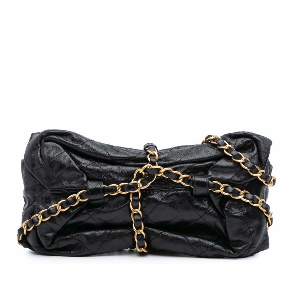 Chanel Quilted Calfskin Midnight Swim Baluchon Bag