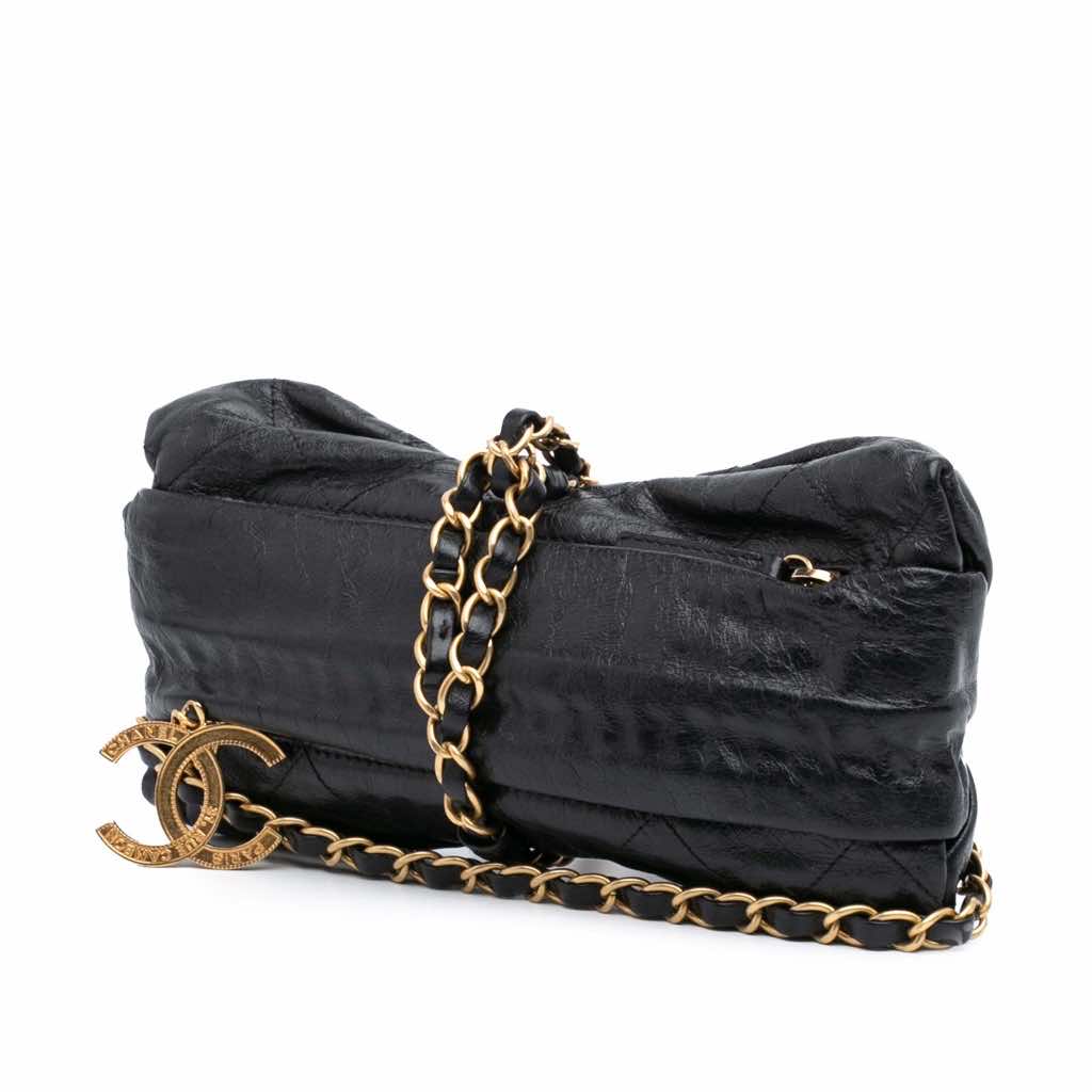 Chanel Quilted Calfskin Midnight Swim Baluchon Bag - 2