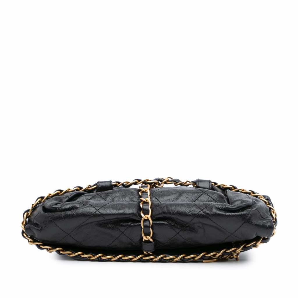 Chanel Quilted Calfskin Midnight Swim Baluchon Bag - 3