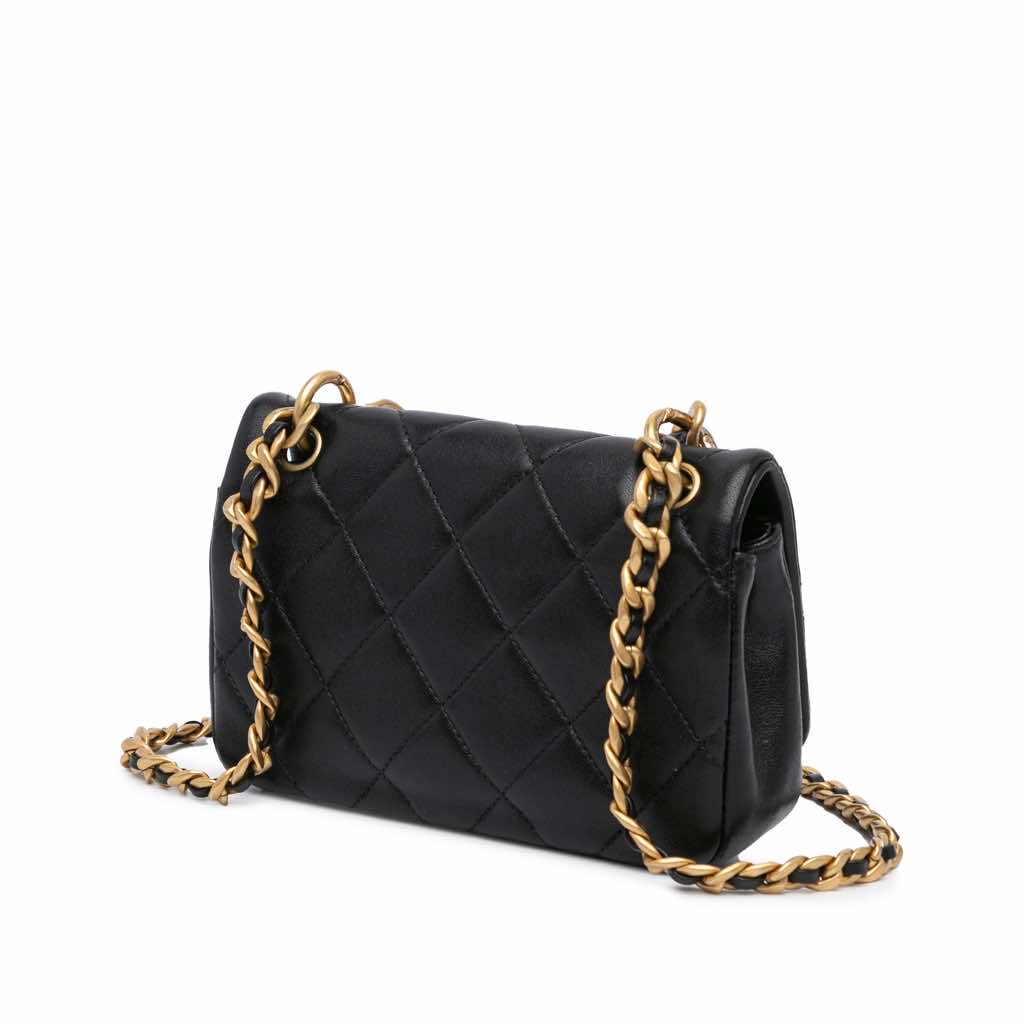 Chanel Small Quilted Lambskin Chain is More Flap - 2