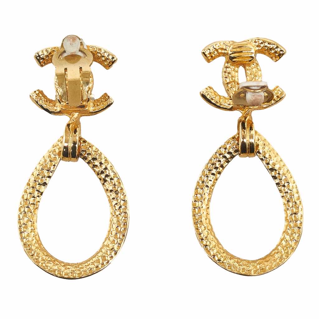 Chanel CC Drop Earrings - 2