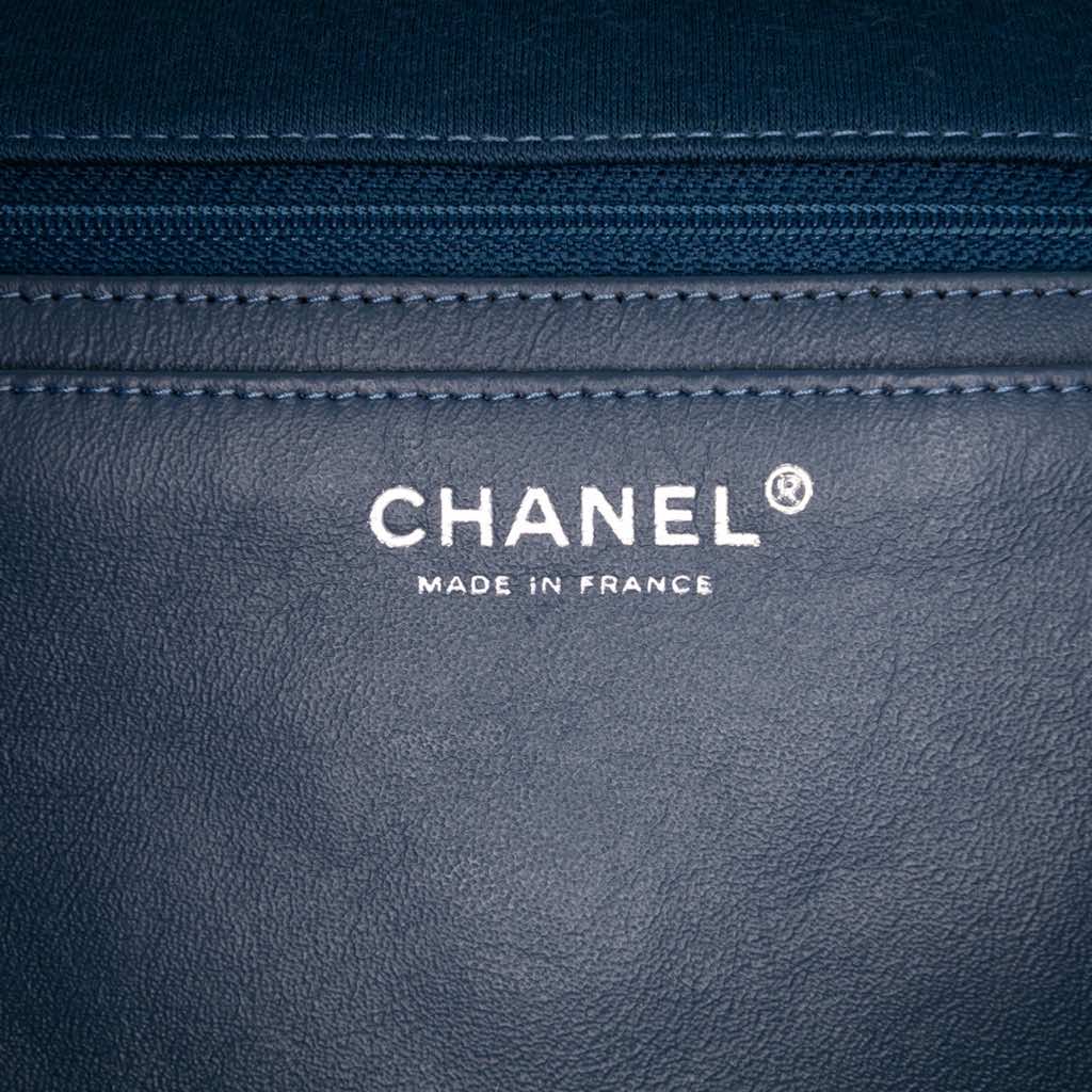 Chanel Maxi Classic Jersey Single Flap - 5