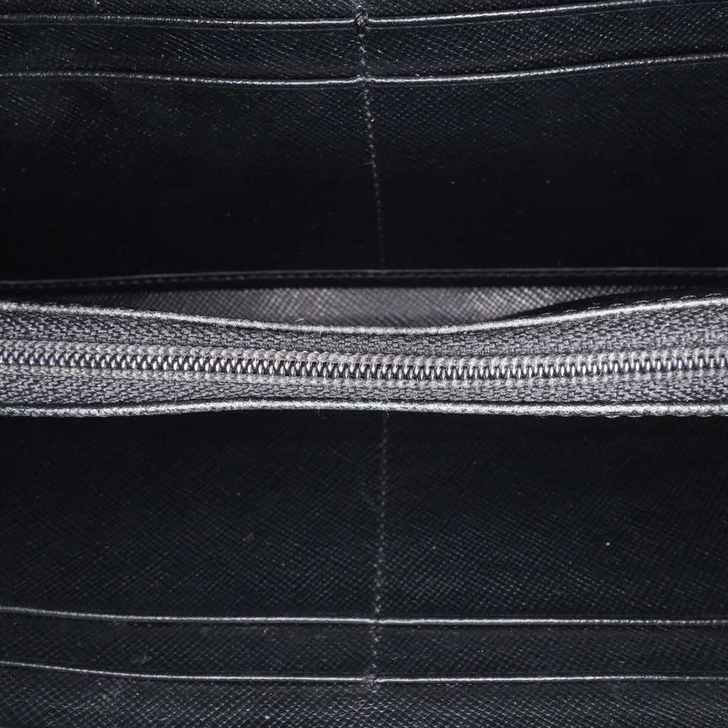 Prada Tessuto Zip Around Long Wallet - 4