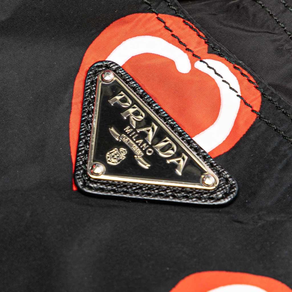 Prada Tessuto Stampato I Heart Prada Tote - Image 11