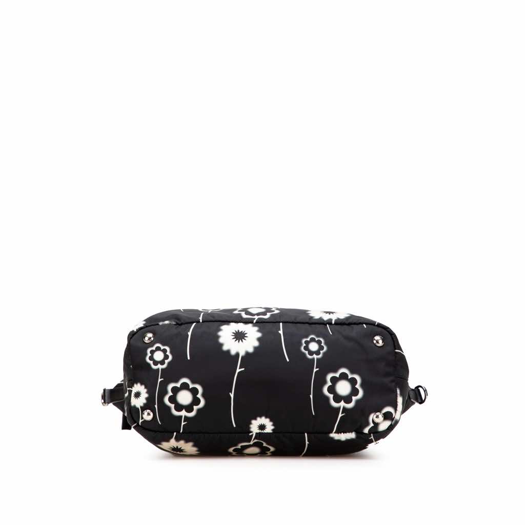 Prada Tessuto Stampato Floral Satchel - Image 6