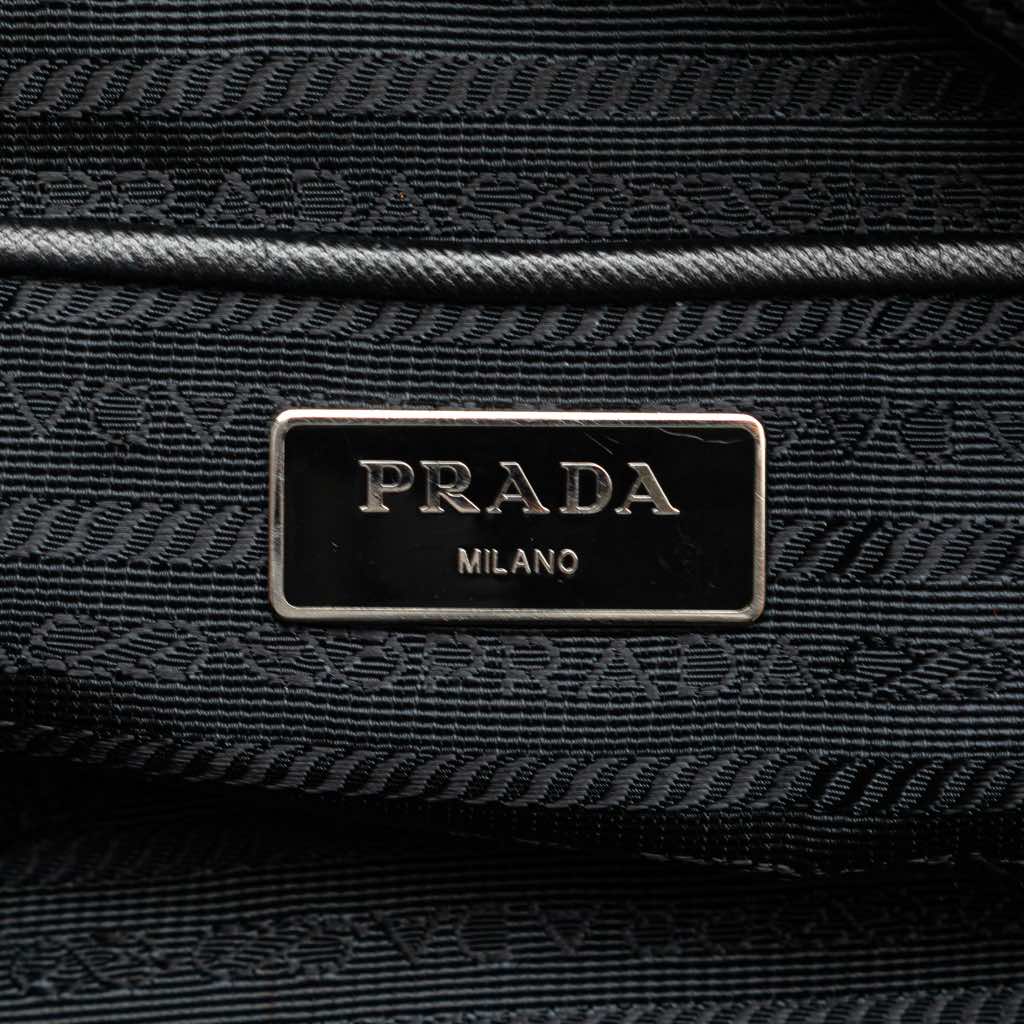 Prada Tessuto Stampato Floral Satchel - Side view