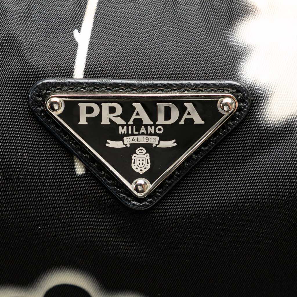 Prada Tessuto Stampato Floral Satchel - Image 11