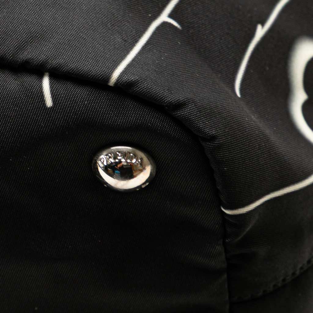 Prada Tessuto Stampato Floral Satchel - Image 12