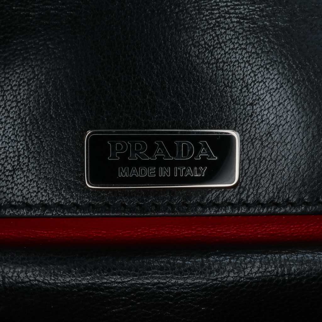 Prada Woven Madras Chain Flap - 5