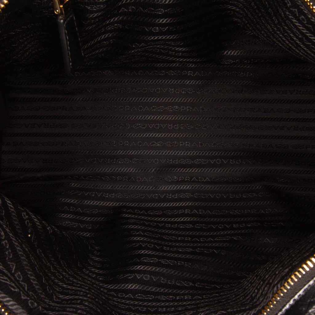 Prada Large Shiny Calfskin Bonnie Satchel - 4