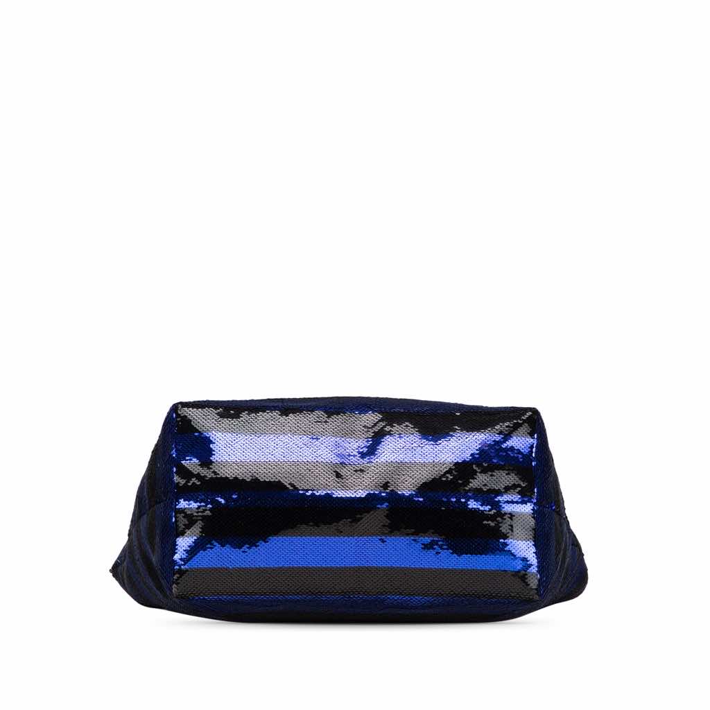 Prada Sequined Satin Stripes Tote - 3