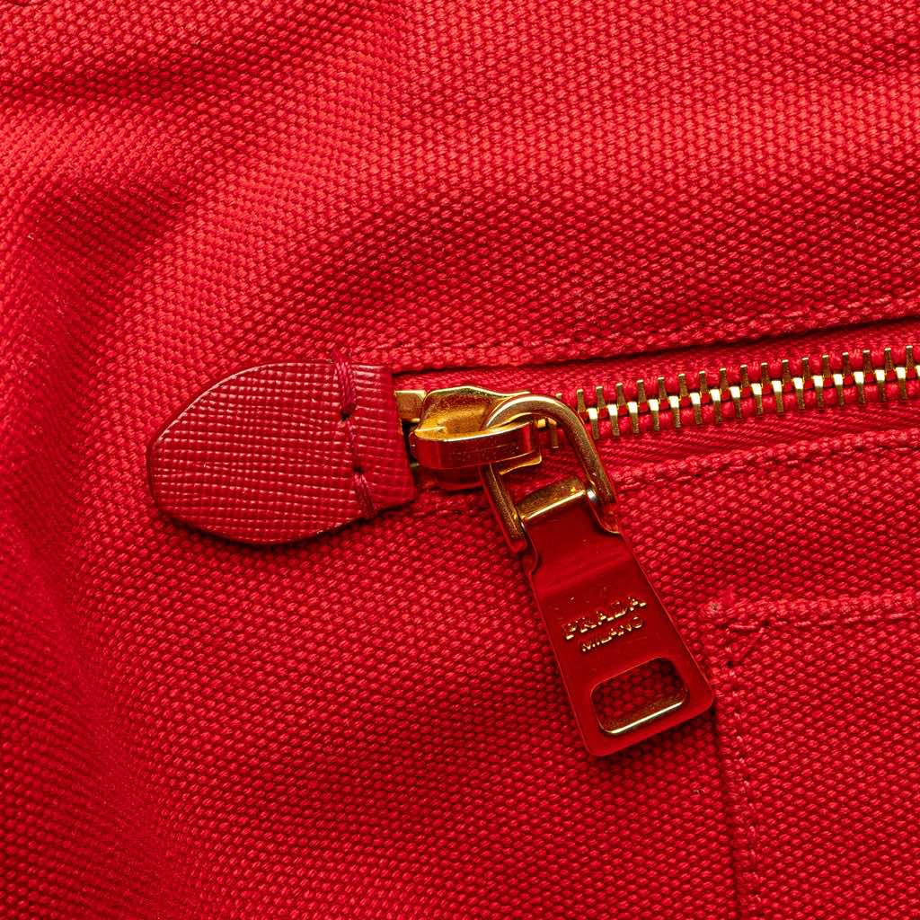 Prada Canvas Canapa Bijoux Satchel - Image 10