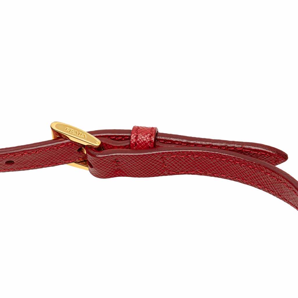 Prada Saffiano Double Zip Crossbody - Image 14