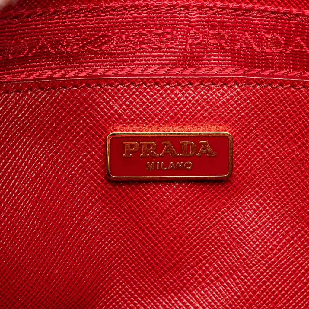 Prada Saffiano Double Zip Crossbody - Detail 1