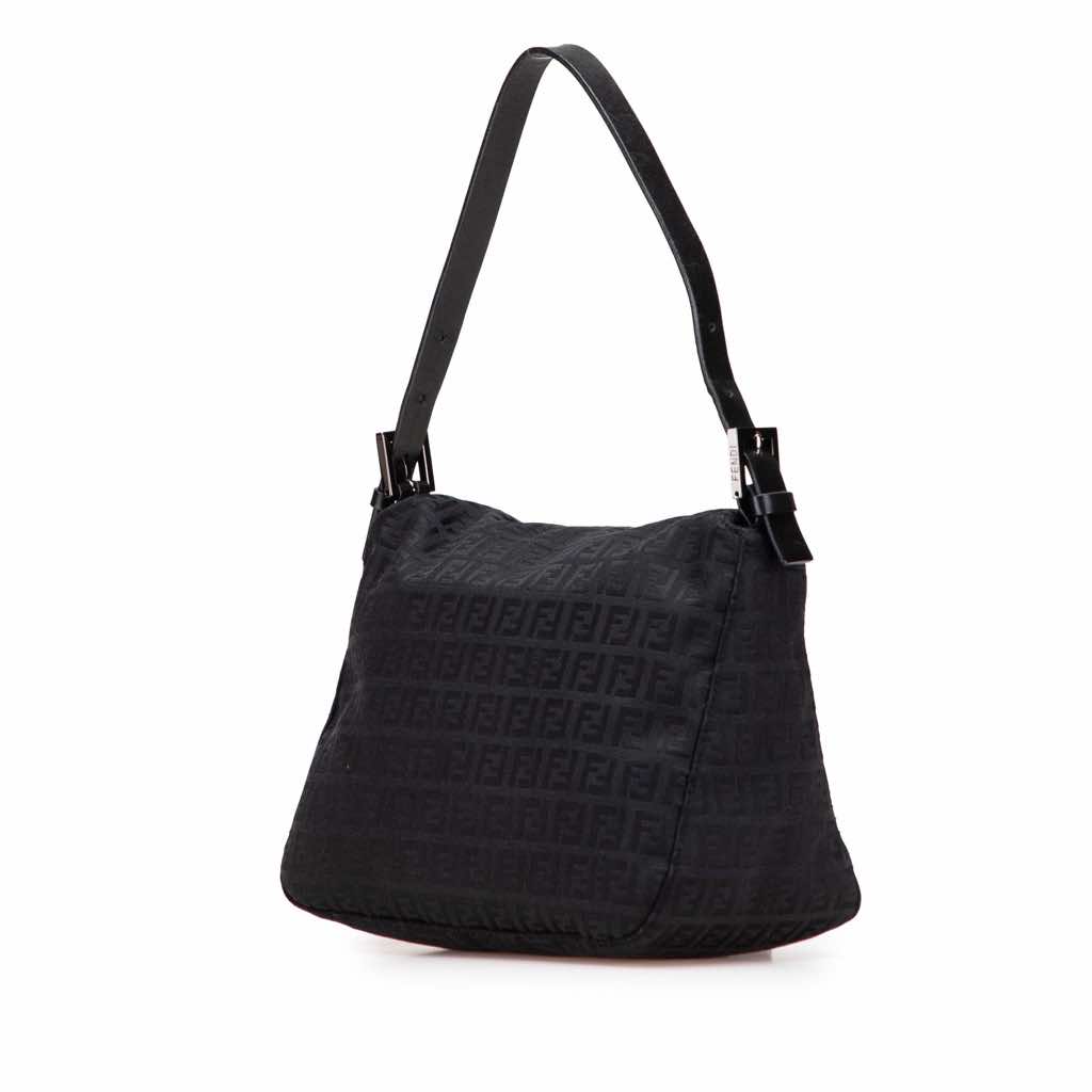 Fendi Zucchino Canvas Double Flap Mamma - 2