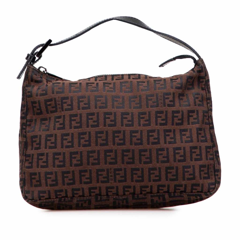 Fendi Zucchino Canvas Handbag