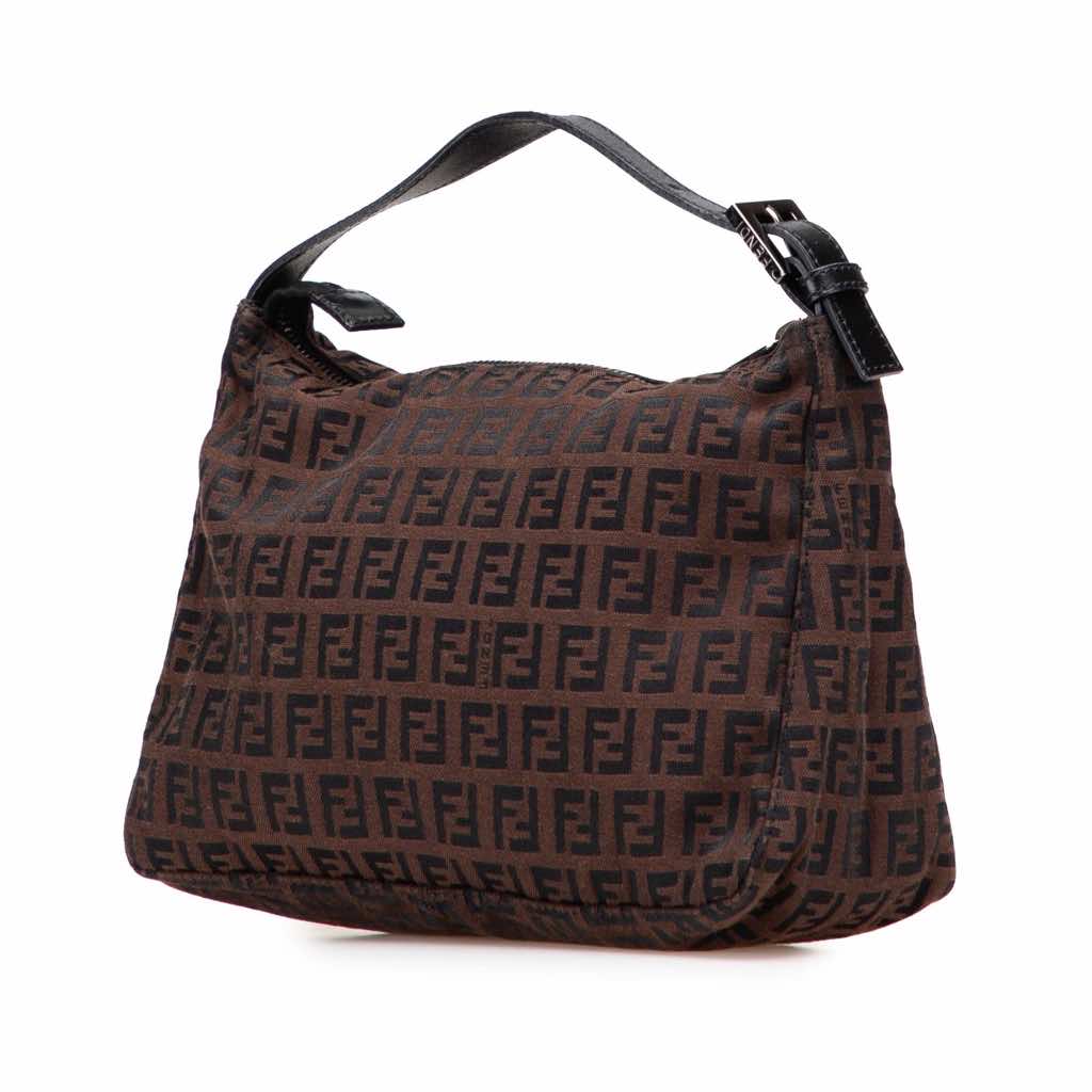 Fendi Zucchino Canvas Handbag - 2