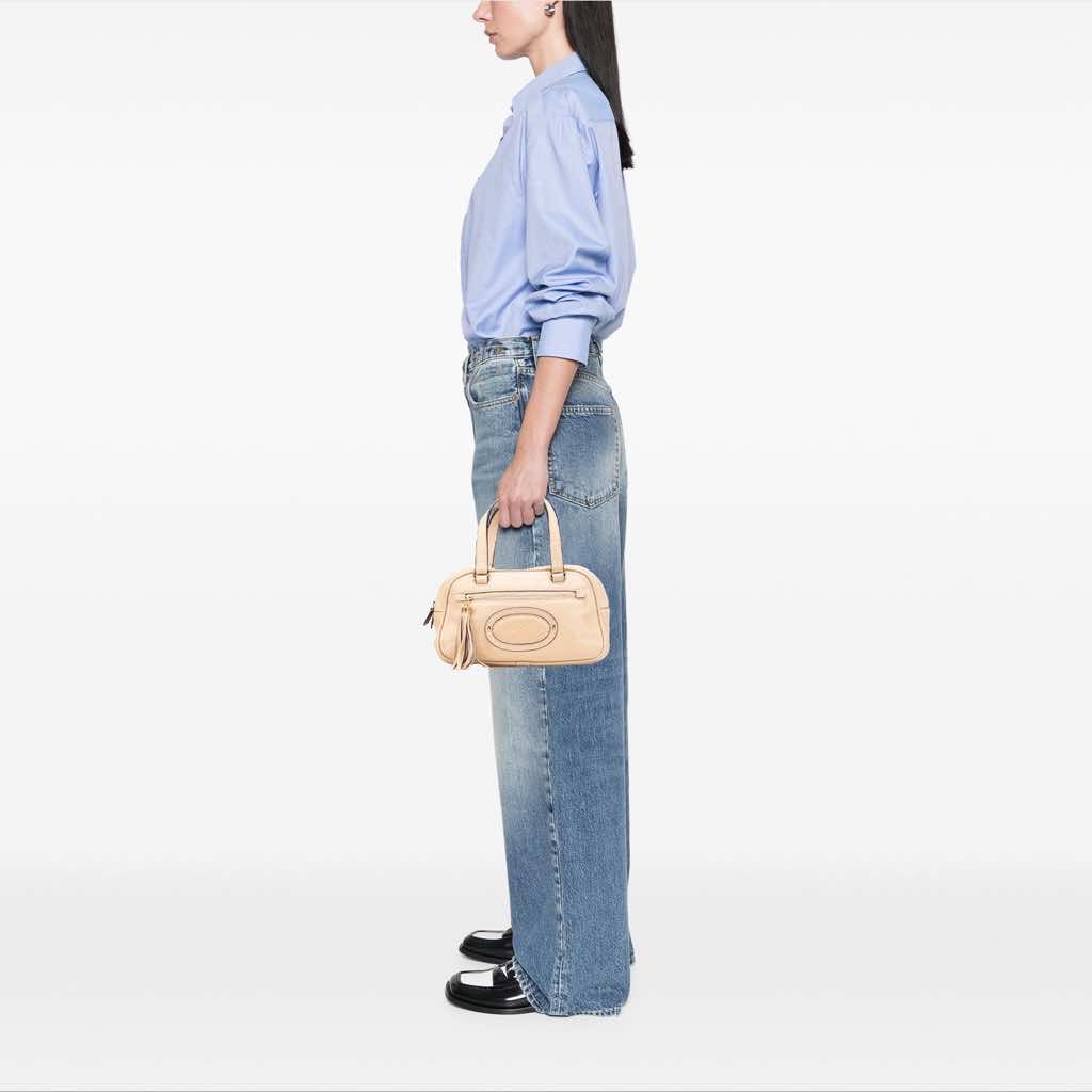 Loewe Mini Anagram Leather Tassel Handbag - Image 14