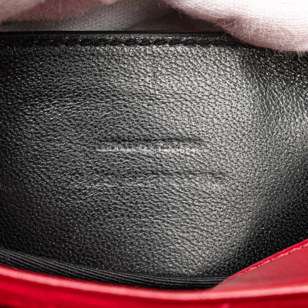 Saint Laurent Small Velvet Monogram Matelasse LouLou Shoulder Bag - Image 10