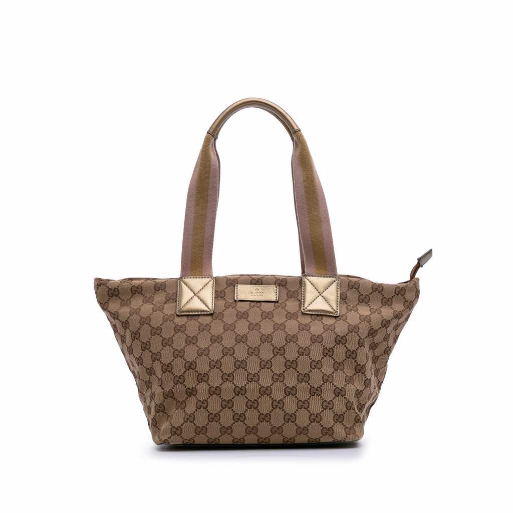 Gucci GG Canvas Web Tote