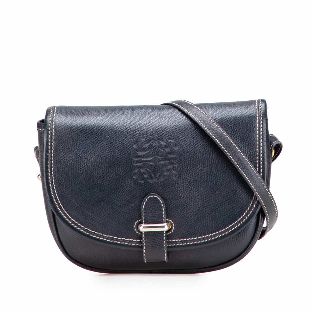 Loewe Leather Anagram Crossbody