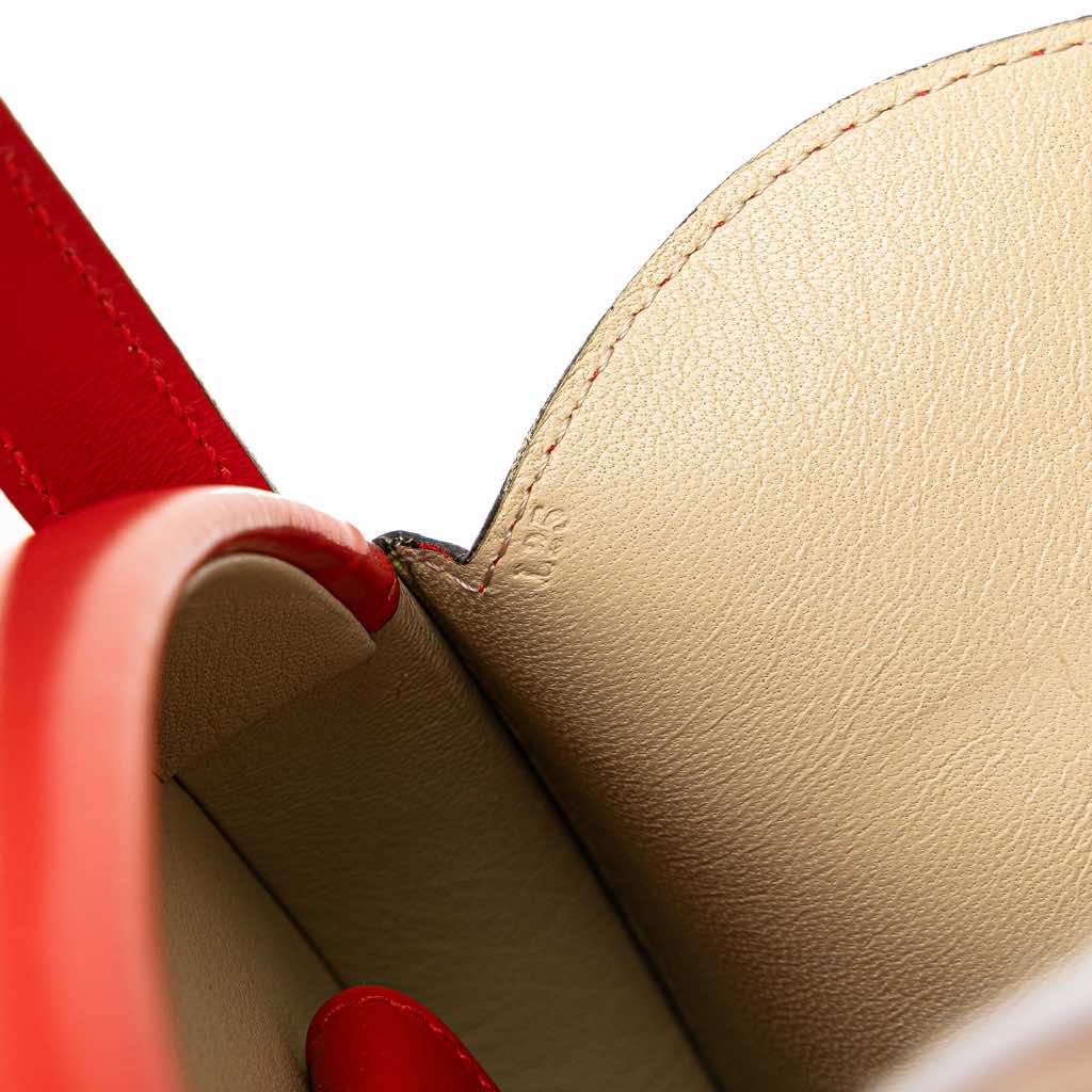 Loewe Anagram Leather Round Handbag - Detail 2