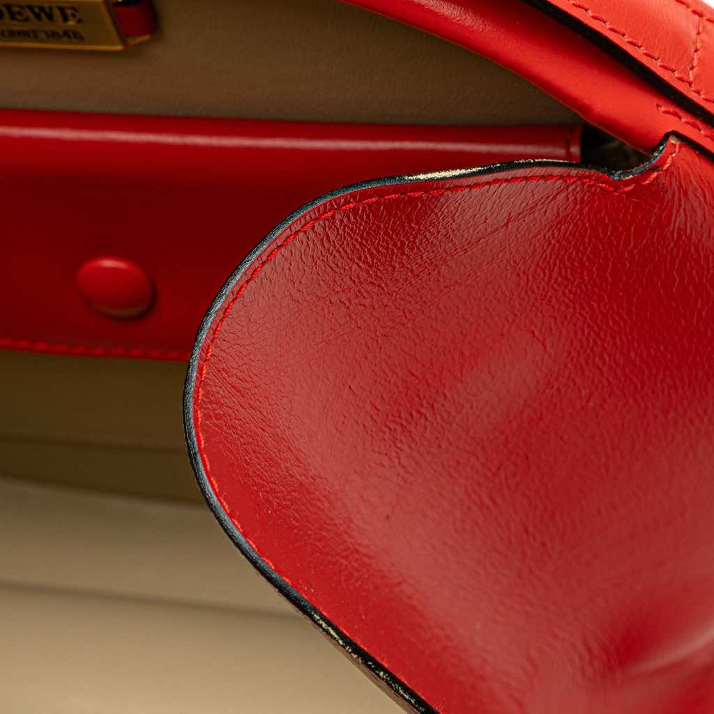 Loewe Anagram Leather Round Handbag - Image 12